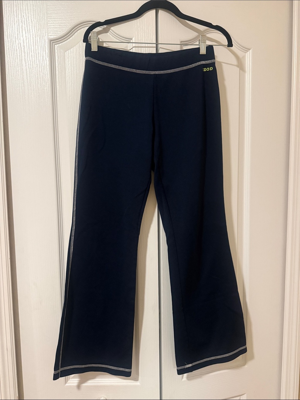 Izod Navy Active Flare Pants - Everyday Bottoms - petite